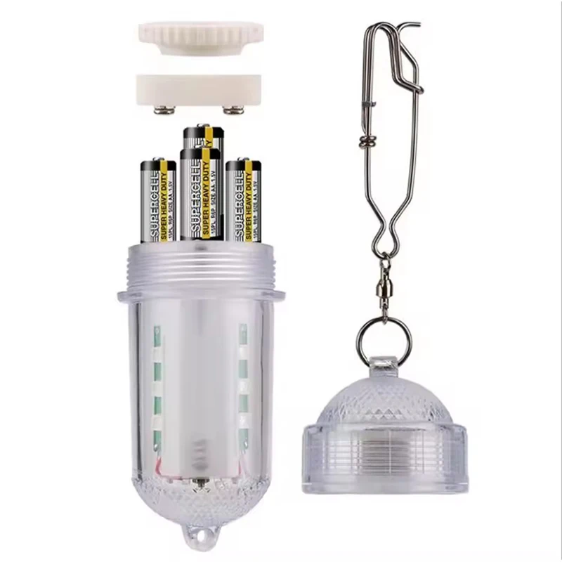 Luz de pesca WEIHE, lámpara LED luminosa impermeable para pesca submarina, luz de pesca de aguas profundas, lámpara multicolor de alto brillo - imagen 5