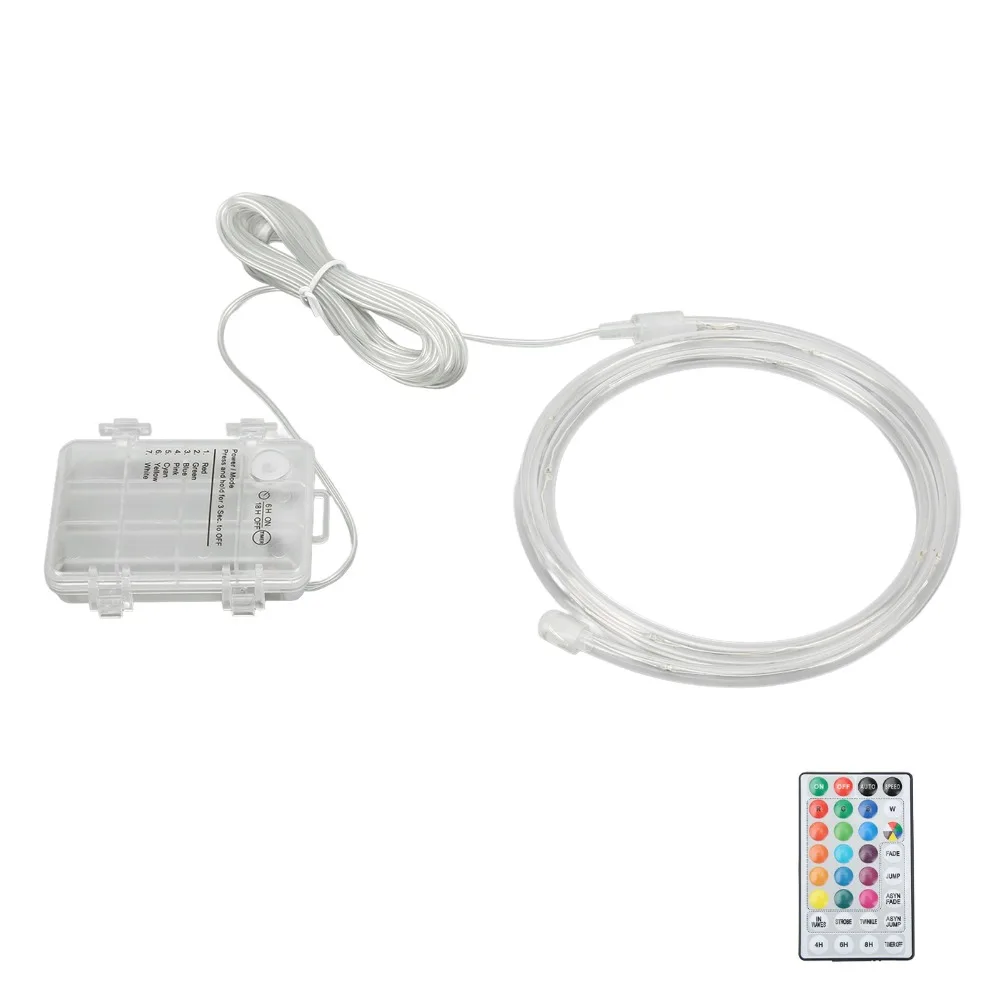 Luz colorida para aro de baloncesto, Control remoto, luz LED Flexible para aro de baloncesto, luz impermeable para baloncesto, luz nocturna para exteriores - imagen 4