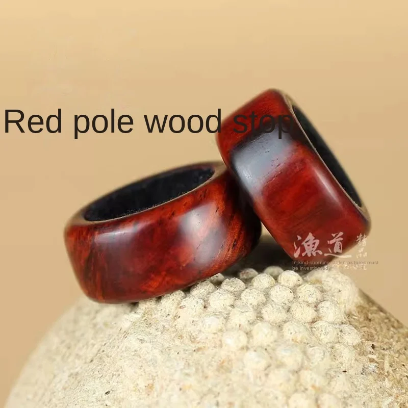 Caña de pescar LINNHUE, caña de caoba, control de sándalo púrpura, junta tórica sin retorno, anillo antideslizante de madera maciza, accesorios de pesca - imagen 3