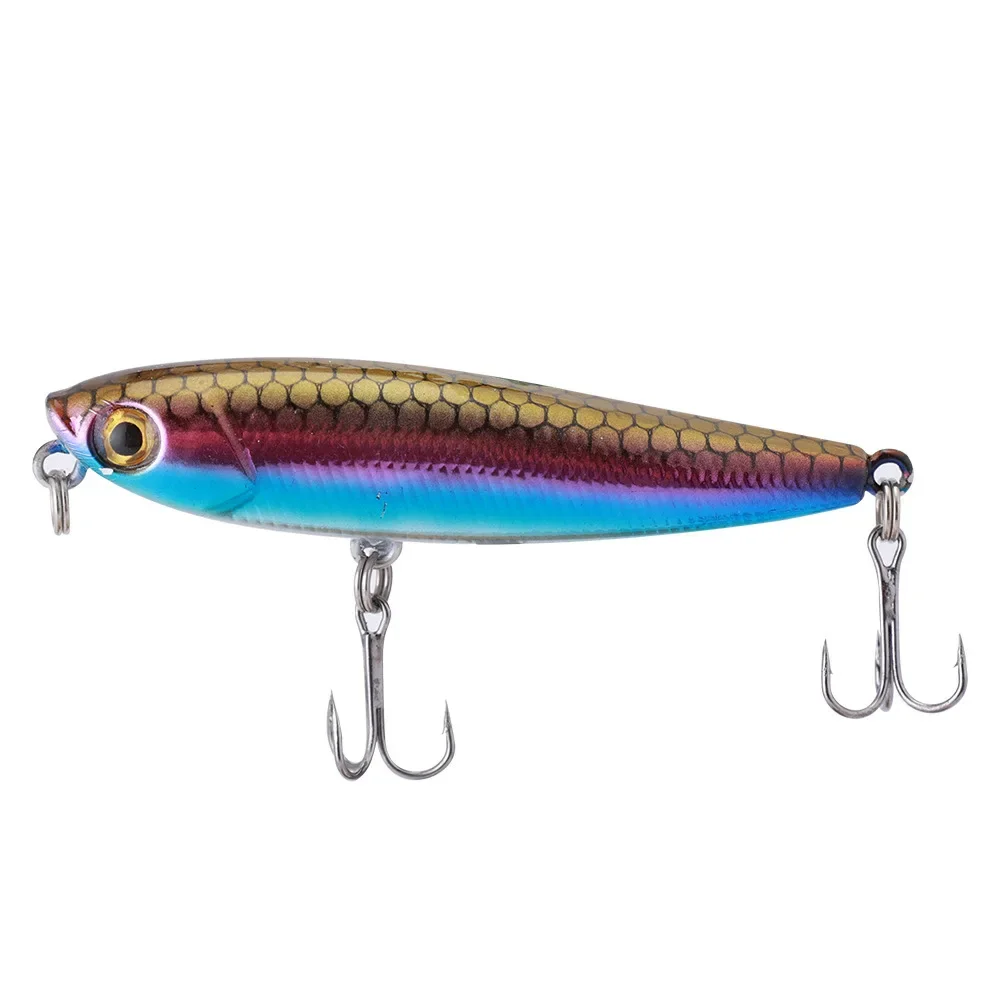 Señuelo de lápiz flotante biónico, cebo duro de agua deformado, cebo de lubina Artificial CrankBait, accesorios de pesca, 1 piezas, 3,3g, 60mm - imagen 5