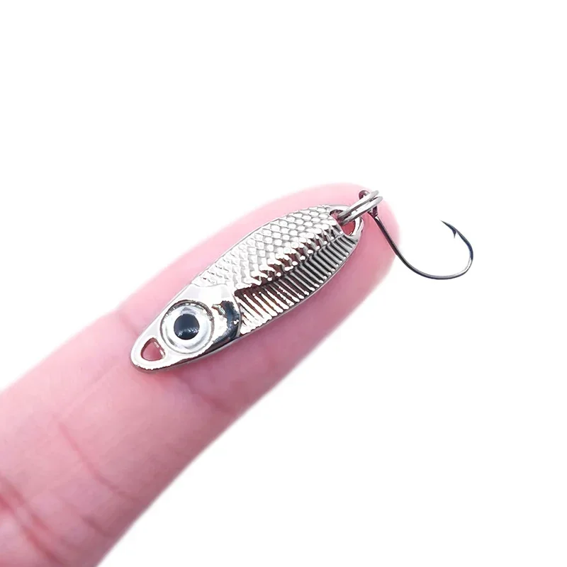 Nuevo 1 Uds señuelo cuchara Señuelos de Pesca Pesca Wobblers Spinner cebos Shads lentejuelas Metal jigging para Pesca de carpa Topwater Isca Bass - imagen 3