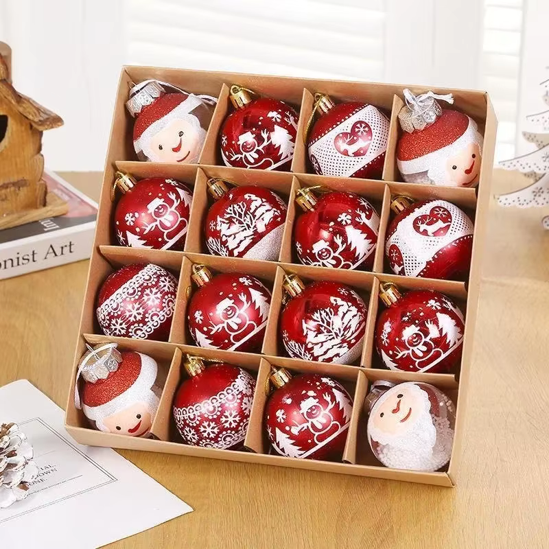 Bolas de Navidad personalizadas 6cm – Set de 16 para pesca