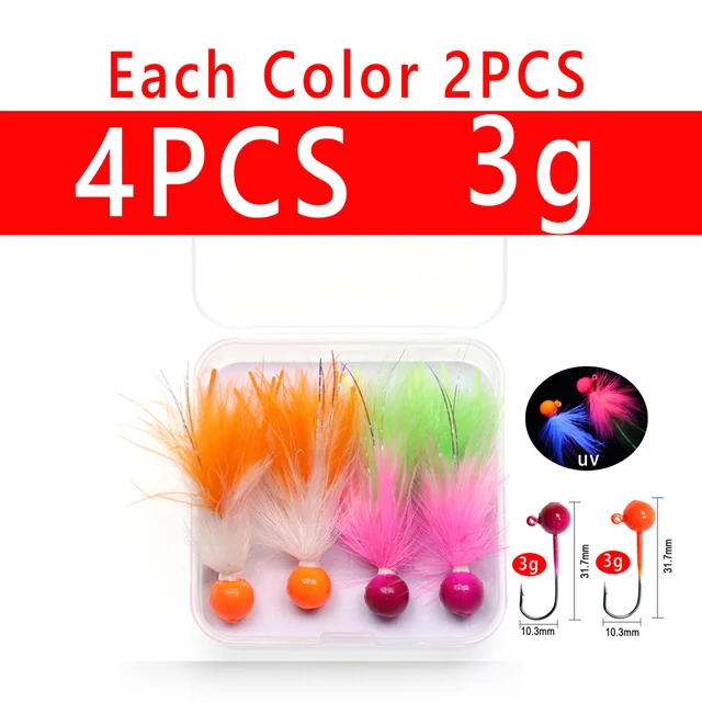 4PCS 3g Mix