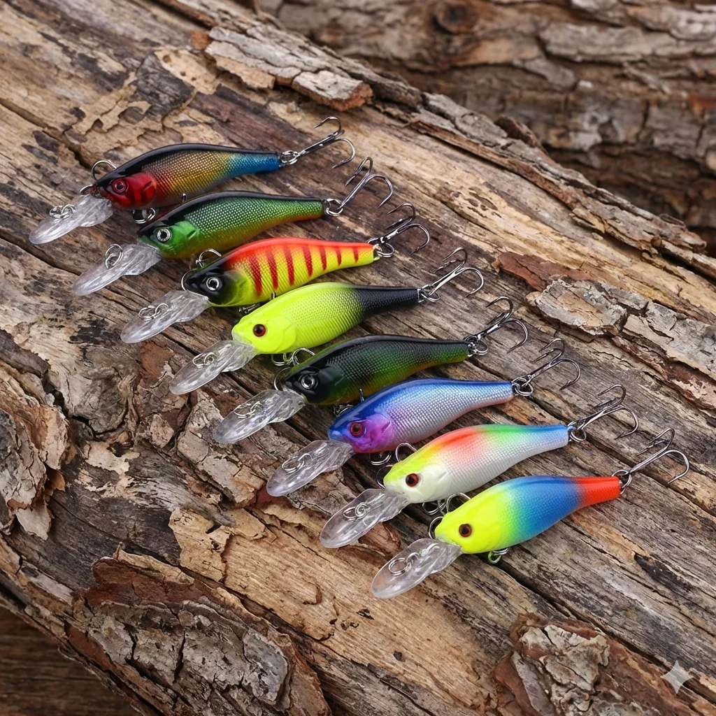 Señuelo Wobbler Minnow de buceo profundo – Lubina, trucha y perca