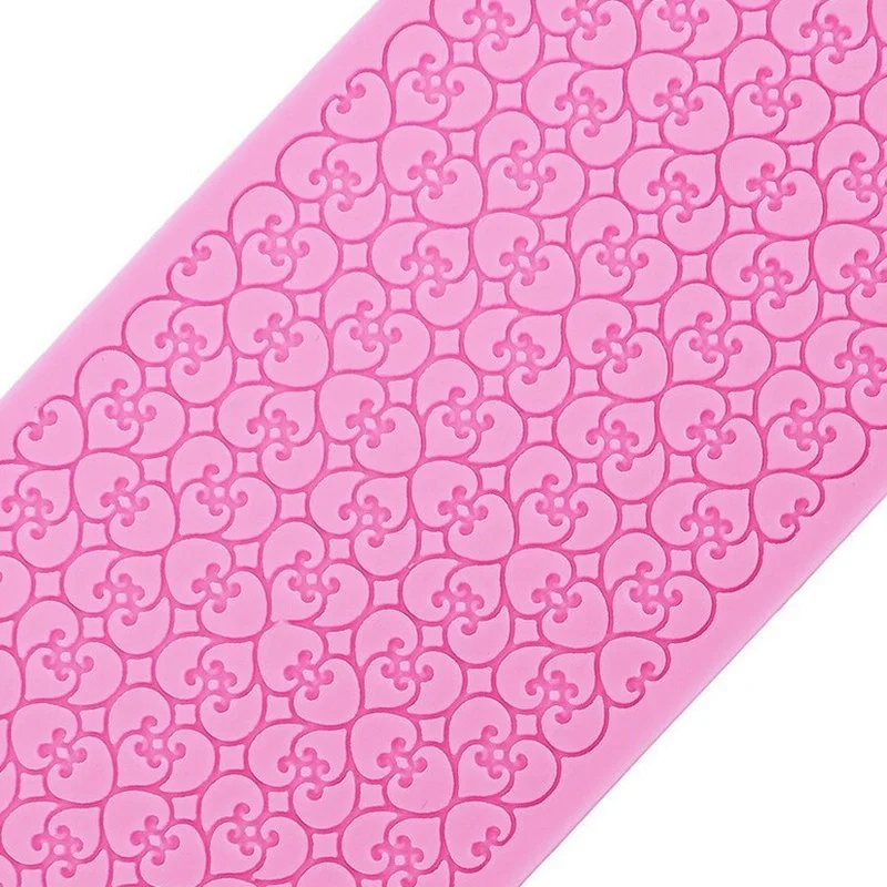 Molde de silicona de encaje, artesanía de azúcar, estera de Fondant, decoración de pasteles, herramienta para hornear, molde - imagen 2