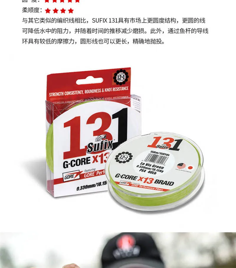 131 Demandar la trenza G-Core Unlease la fuerza y ​​la durabilidad para sus aventuras de pesca