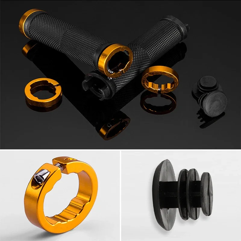 Manillar de bicicleta antideslizante, cubierta universal para mango de bicicleta de montaña, cubierta antideslizante de aleación de aluminio, accesorios para montar - imagen 3