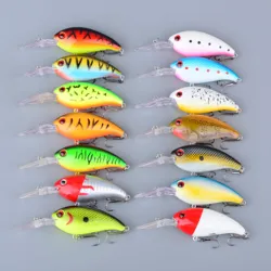 Señuelo Crankbait flotante para trucha y lubina de plástico duro