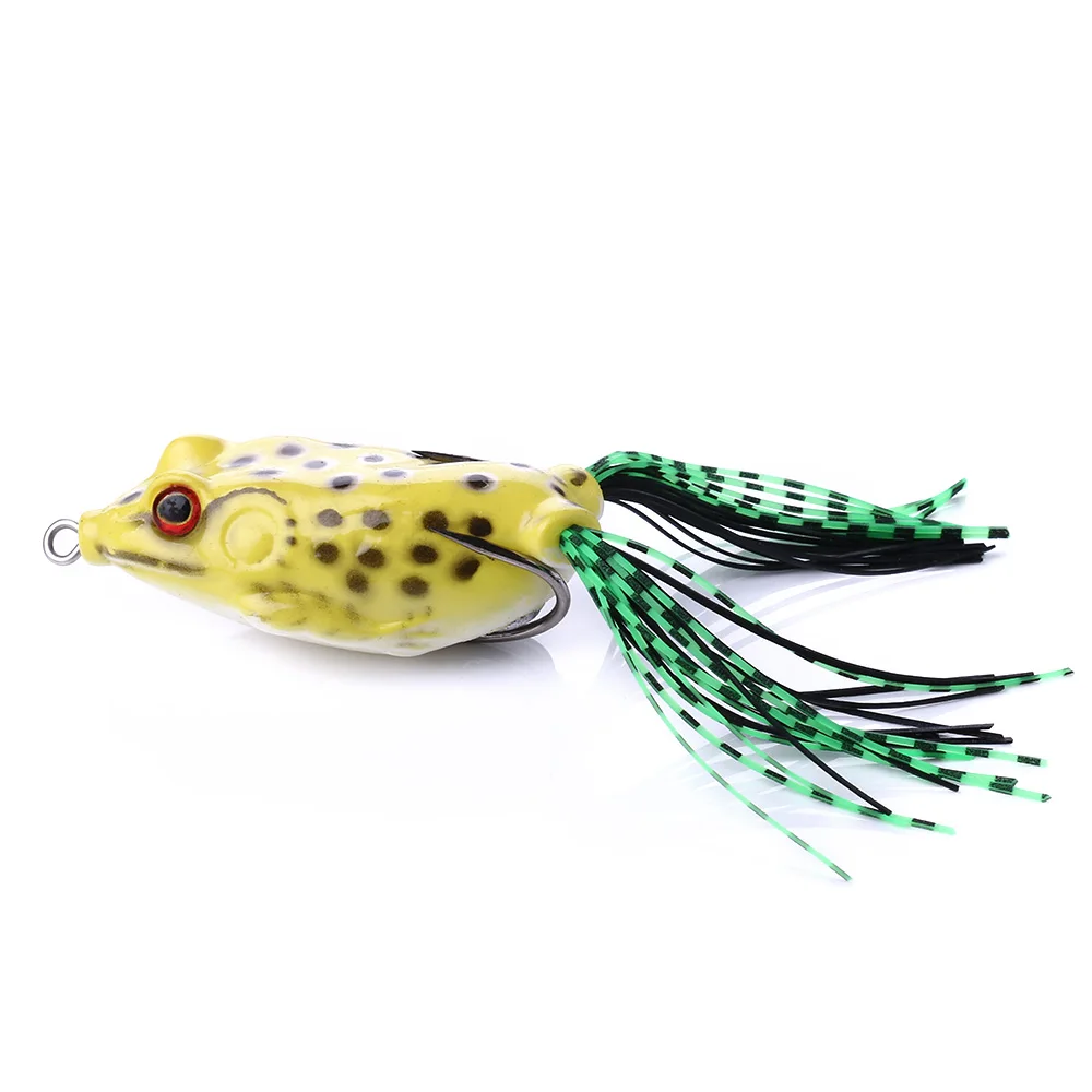 Señuelo rana 6 cm – Doble anzuelo anti‑enredos para lubina y lucio - imagen 3