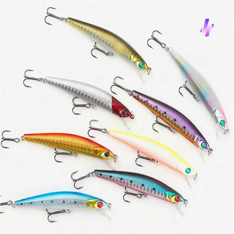 Lutac-cebo de pesca de hundimiento lento, señuelo de fundición larga, 8 colores, 90mm, 9,3g - imagen 2