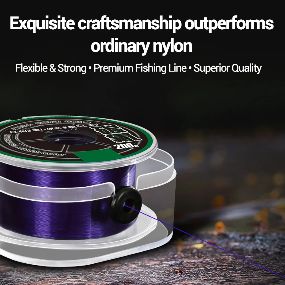 TORAY Nylon Monofilamento con Fluorocarbono 200M - Línea carpa - imagen 4