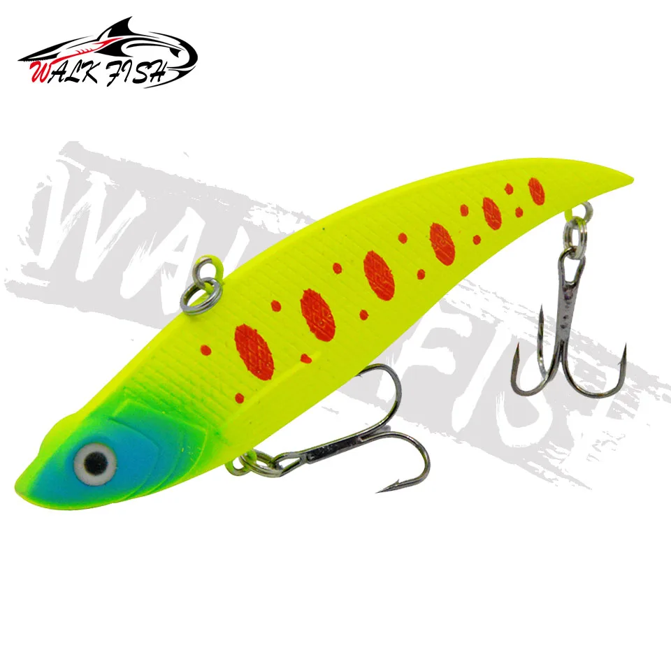 WALK FISH-señuelo de pesca que se hunde VIB, Wobbler de plástico sólido duro, vibración de trucha, Lucio, cebo de hielo Artificial de invierno, 18g, 20g - imagen 2