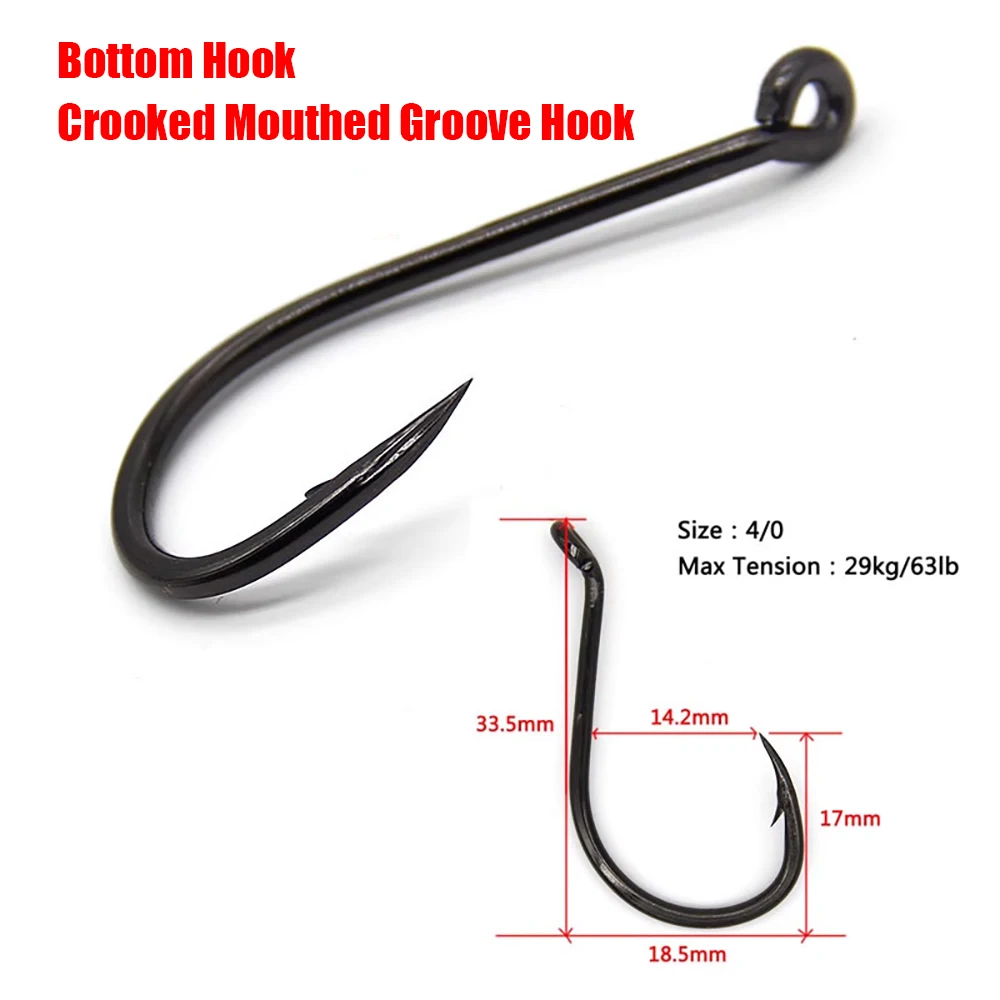 Mejore su experiencia de pesca con este versátil gancho inferior diseñado para un enganche efectivo