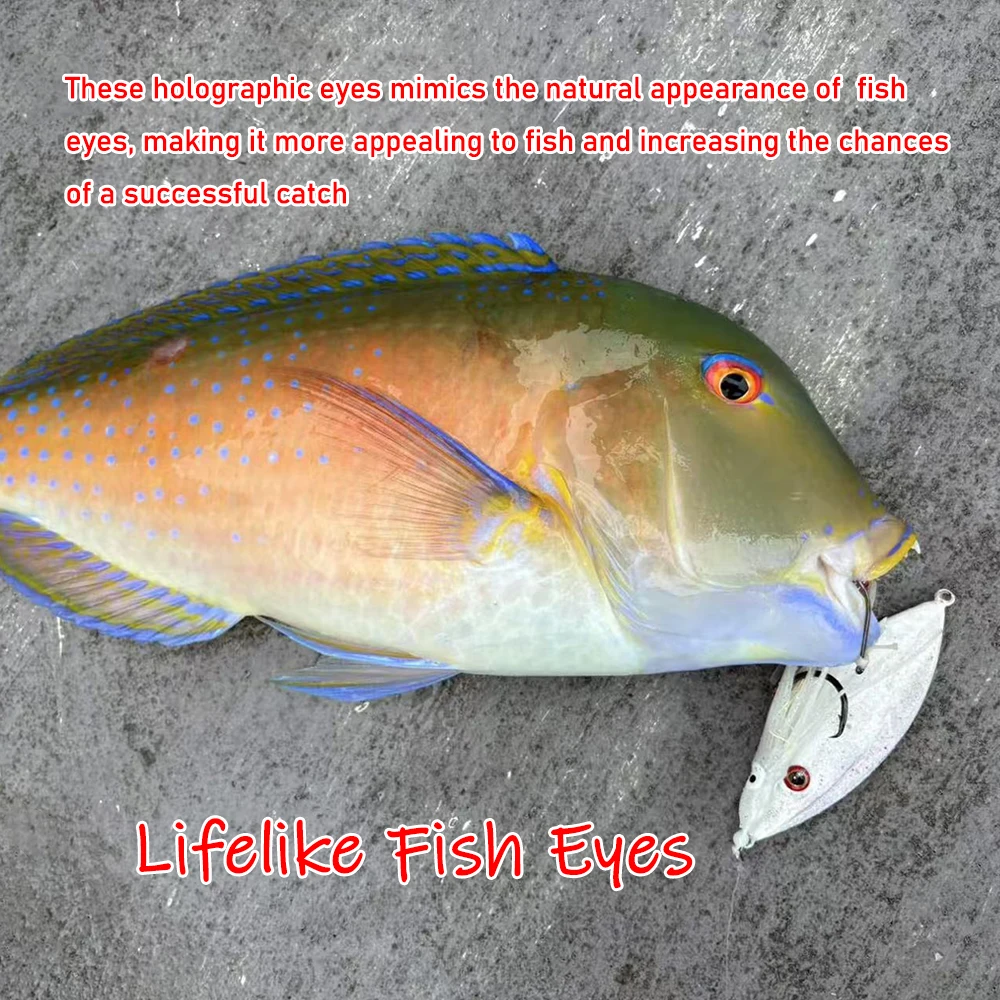 Ojos epoxi 3D holográficos Ellllv para señuelos de pesca – Forma gota - imagen 5