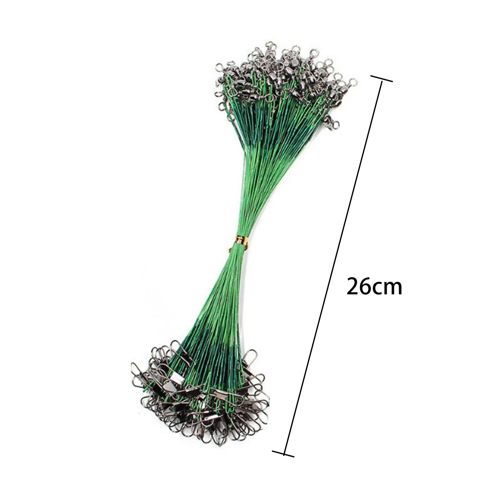 Línea de pesca de alambre de acero antimordedura, aparejos inferiores, línea de alambre de pesca para señuelos, anzuelos de aparejo de cebo - imagen 3