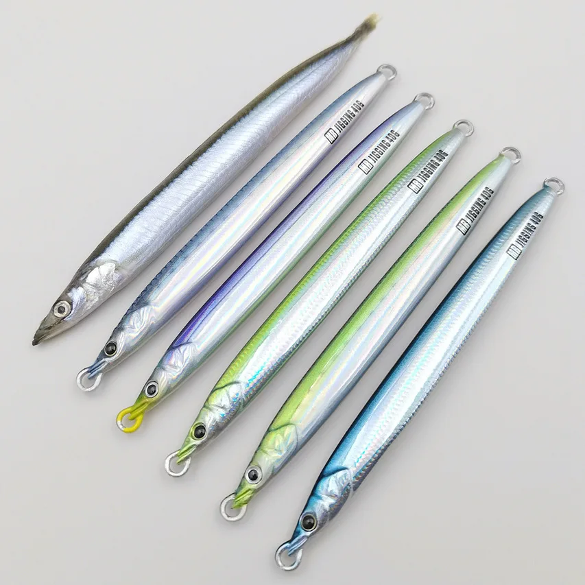 Mr Jigging Metal Jig Sandlance para caballa, katsuo y cola caballo - imagen 4