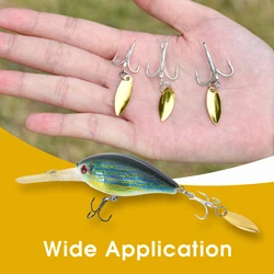 Goture Cucharillas y Spoons metálicos para trucha y black bass