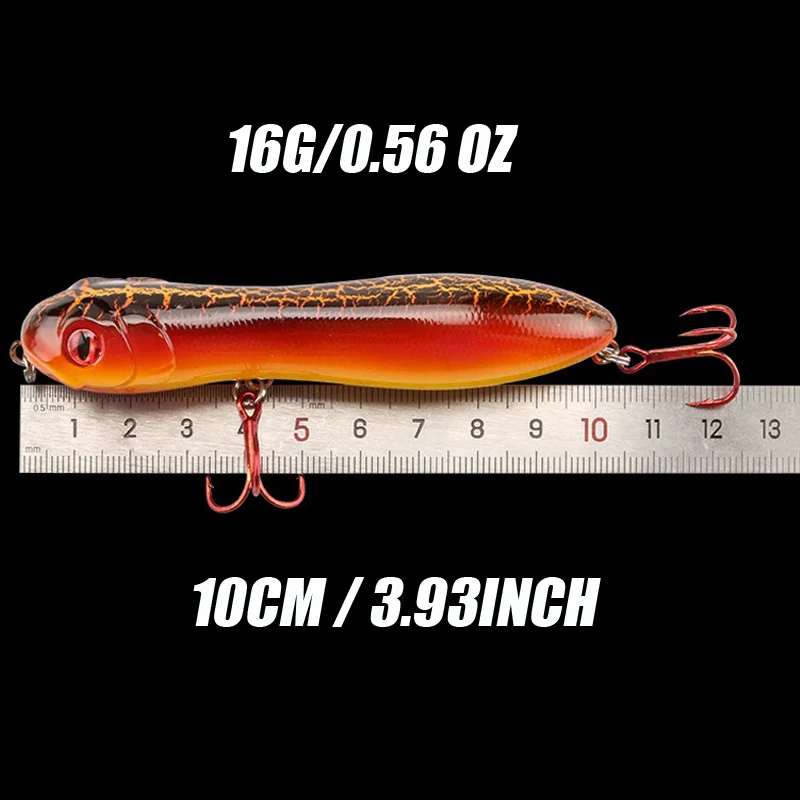 Popper 10cm Lubina – Cebo flotante de superficie - imagen 4