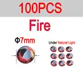 7mm 100pcs Fire