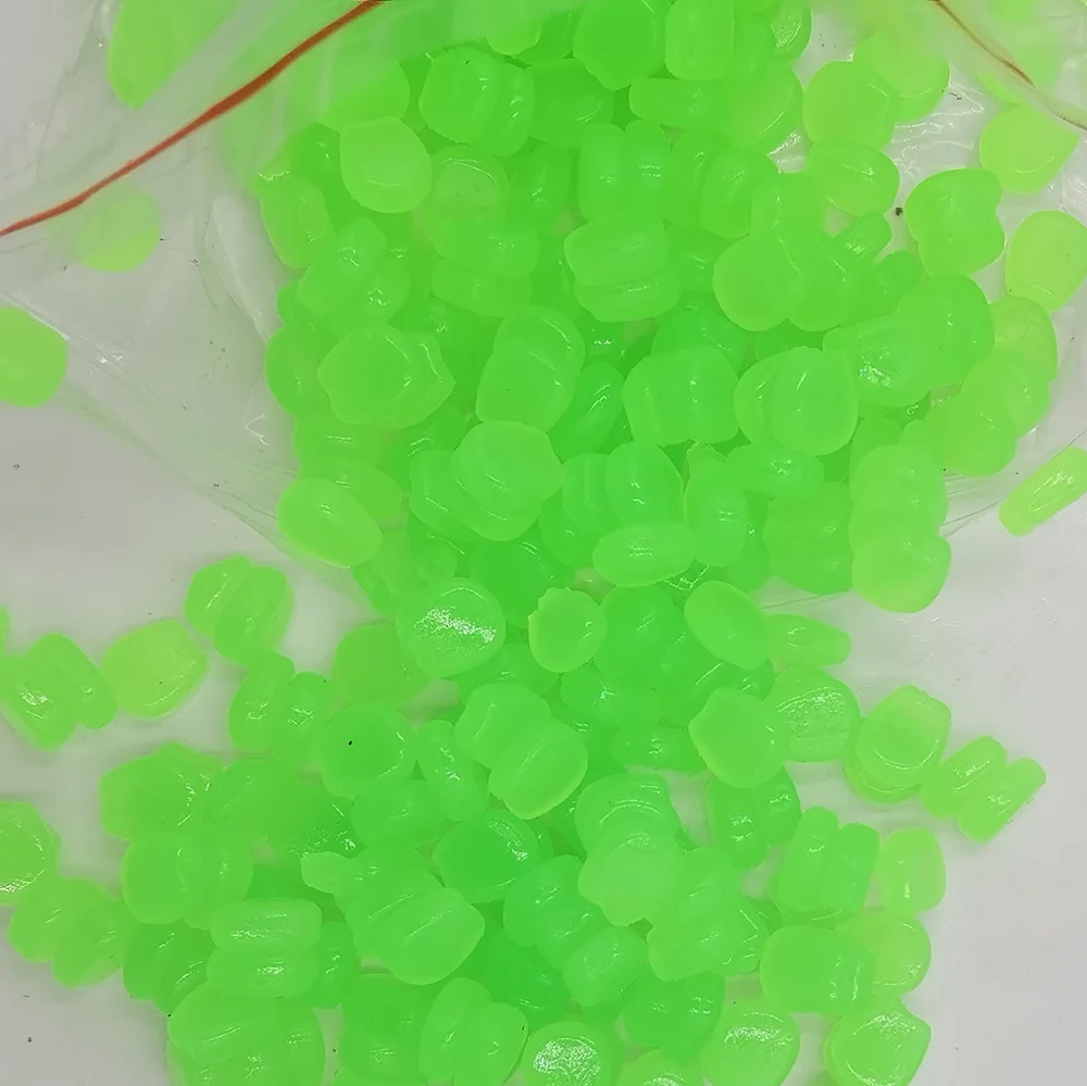 Cebos artificiales de silicona con sabor a granos de maíz, cebo articulado de 1cm y 1000g, señuelo de pesca suave, lote de 0,3 unidades - imagen 5