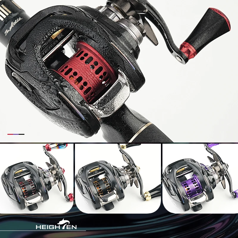 HEIGHTEN Carrete poco profundo para Daiwa Zillion Steez Ryoga Morethan, carrete de Baitcasting - imagen 2
