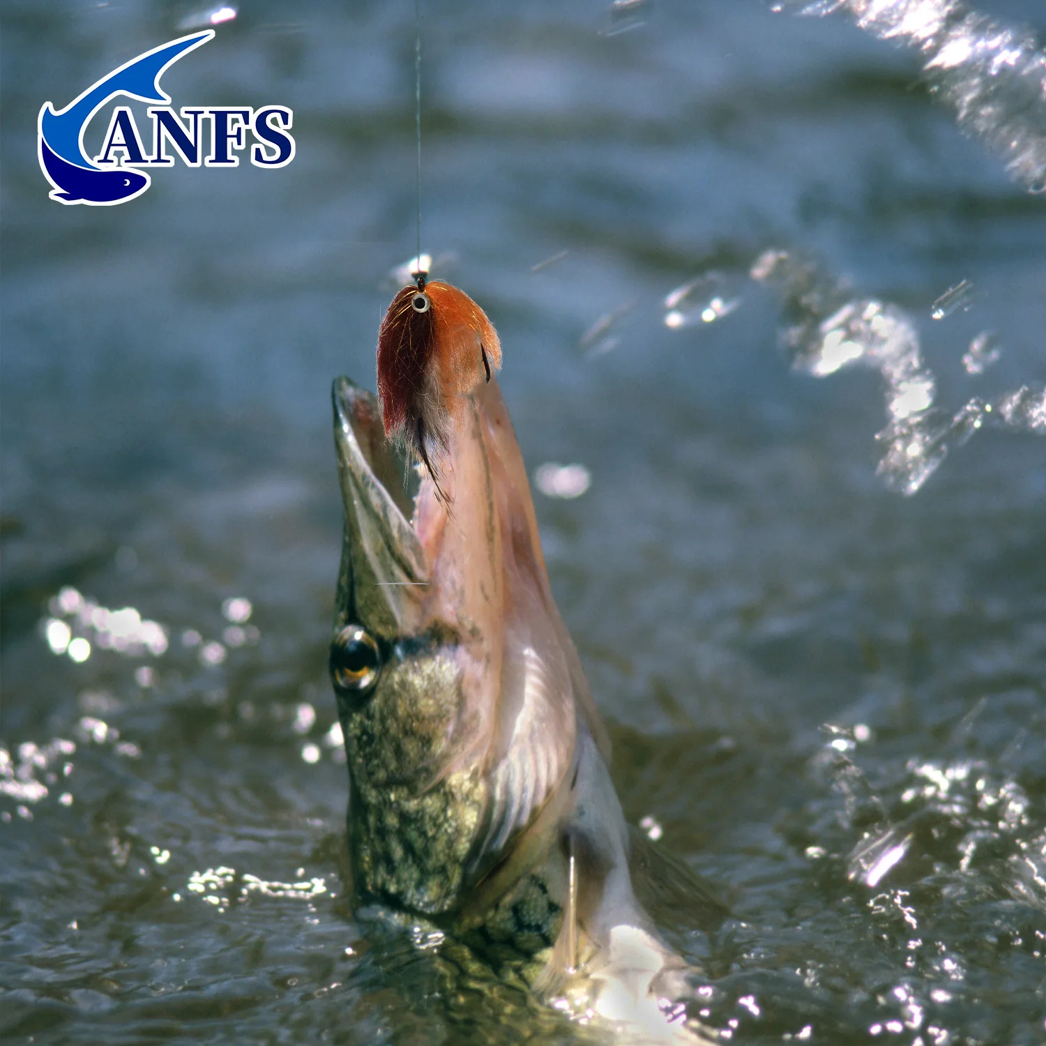 ANFS 3 moscas serpentinas con caja de almacenamiento-cambiador de juego, señuelos de moscas grandes, cebo realista para pescar peces grandes - imagen 3