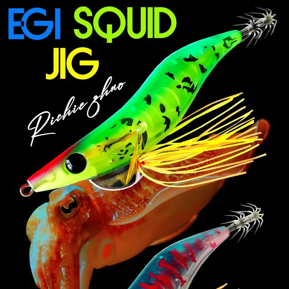 Señuelo Calamar Greenspider UV – Eging con patas para sepia - imagen 2