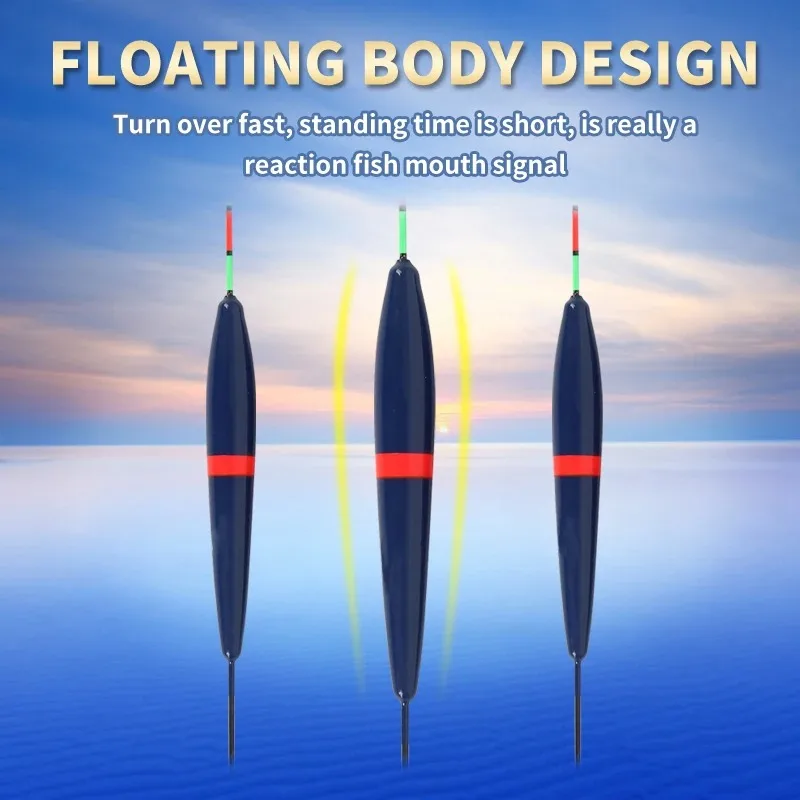 Flotador de pesca suave, Bobber para protección de línea, indicador de peces flotante de alta sensibilidad, 3 uds. - imagen 5