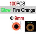 9mm 100pc FR Orange