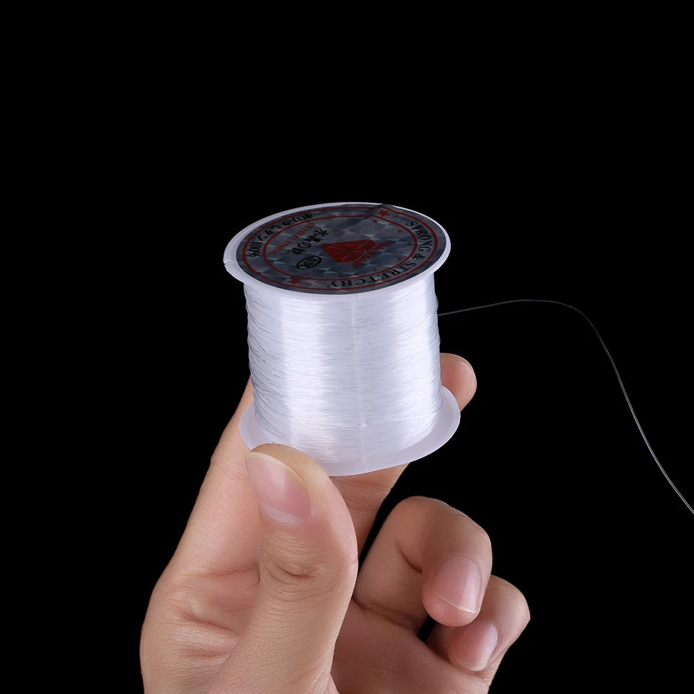 Sedal de pesca de cristal superfuerte, hilo elástico trenzado de nailon PE, monofilamento Invisible, cebo, herramientas de alambre para pesca, 0,2mm-0,6mm - imagen 3