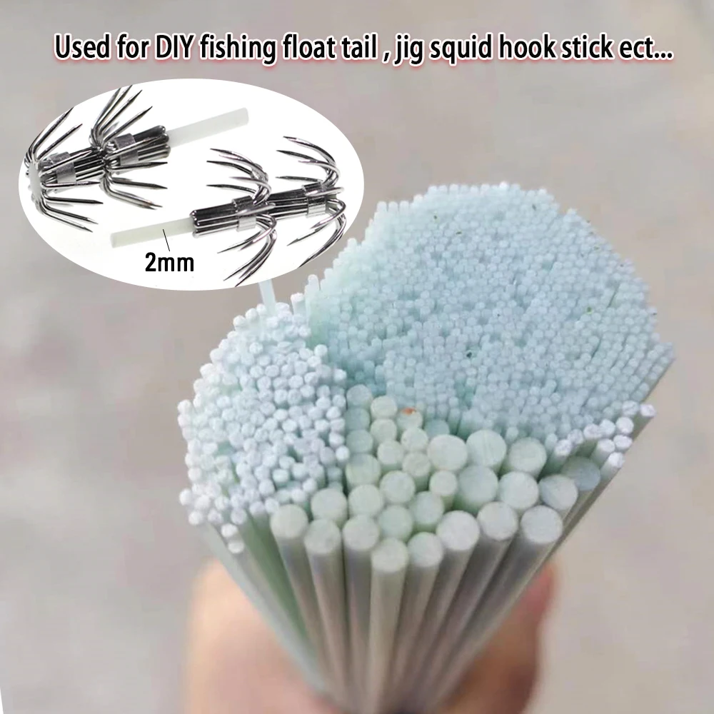 El kit de manualidades de pesca de bricolaje incluye ganchos de pulpo de 2 mm y colas flotantes livianas para una pesca creativa