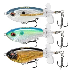 Señuelo Topwater Whopper Plopper flotante sin labios para lubina