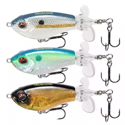 Señuelo Topwater Whopper Plopper flotante sin labios para lubina