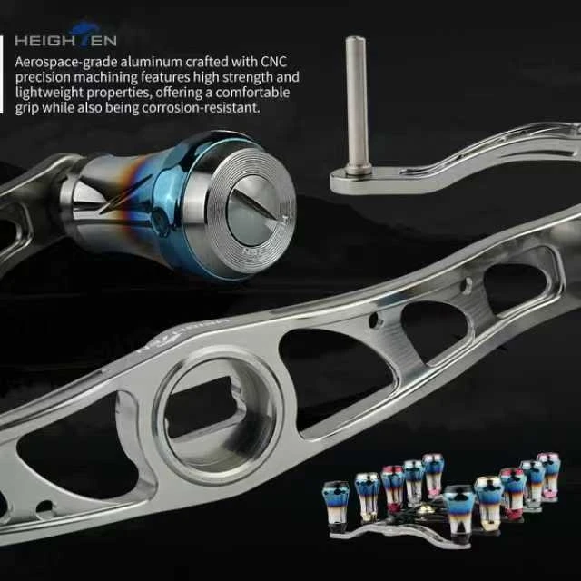 Manivela HEIGHTEN baitcasting de aluminio – Shimano/Daiwa