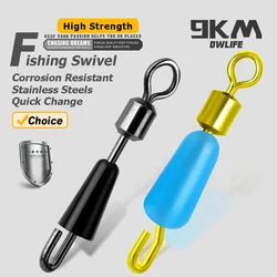 Conector sedal de pesca S-L Carp - Giratorio de cambio rápido
