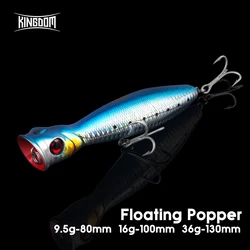 Kingdom Popper flotante – Señuelo TopWater para lubina y trucha