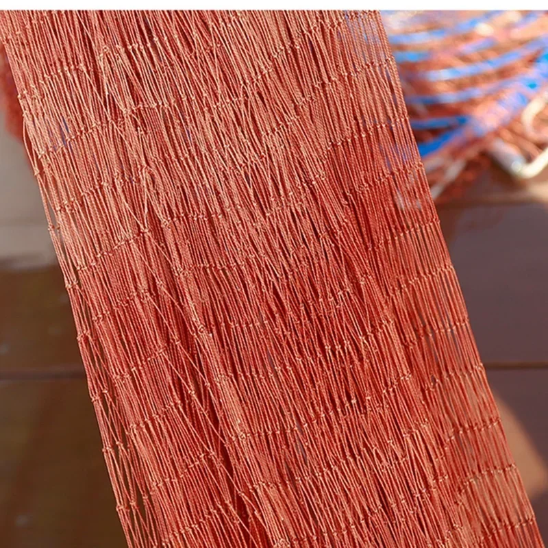 Lawaia-red de pesca de lanzamiento de anillo azul, Cable trenzado de múltiples hebras, cadena de hierro fundido, colgante, red - imagen 3