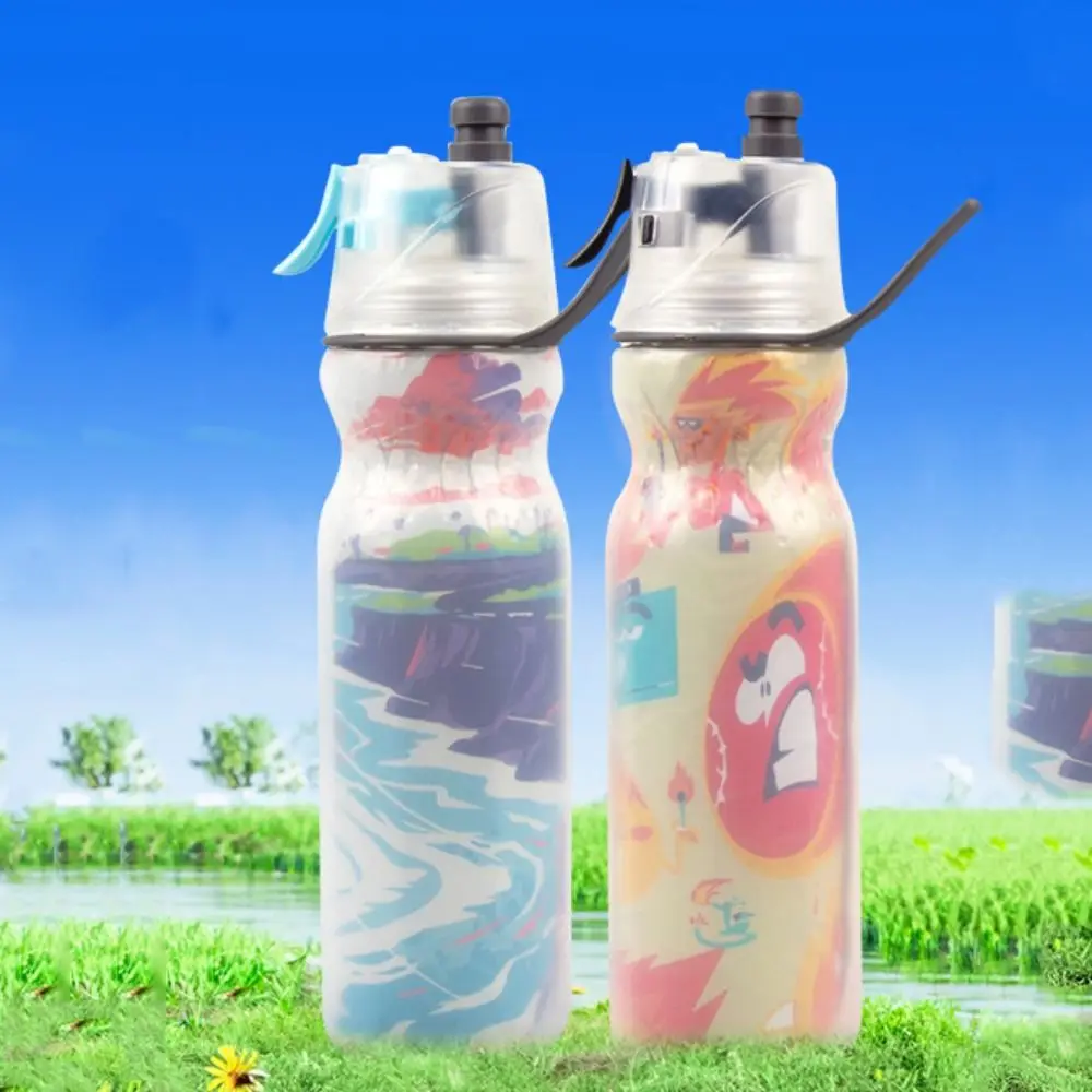 Elegantes botellas de agua reutilizables con diseños vibrantes para una experiencia refrescante al aire libre