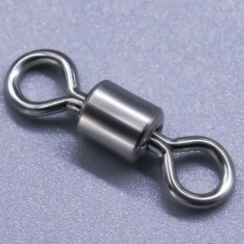 Giratorios barrel swivel de acero inoxidable – Micro swiveles para pesca - imagen 5
