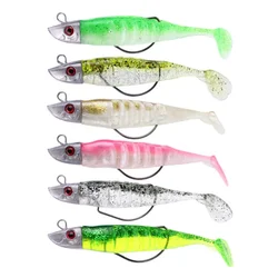 Jig Head plomo puro con anzuelo offset y doble anilla para vinilo