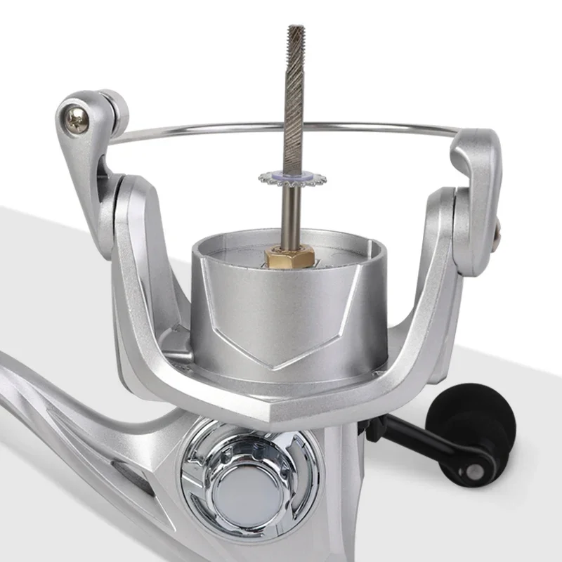 Carrete de Pesca Giratorio – Arrastre Fuerte, Bolas Metal y Mango Eva - imagen 3