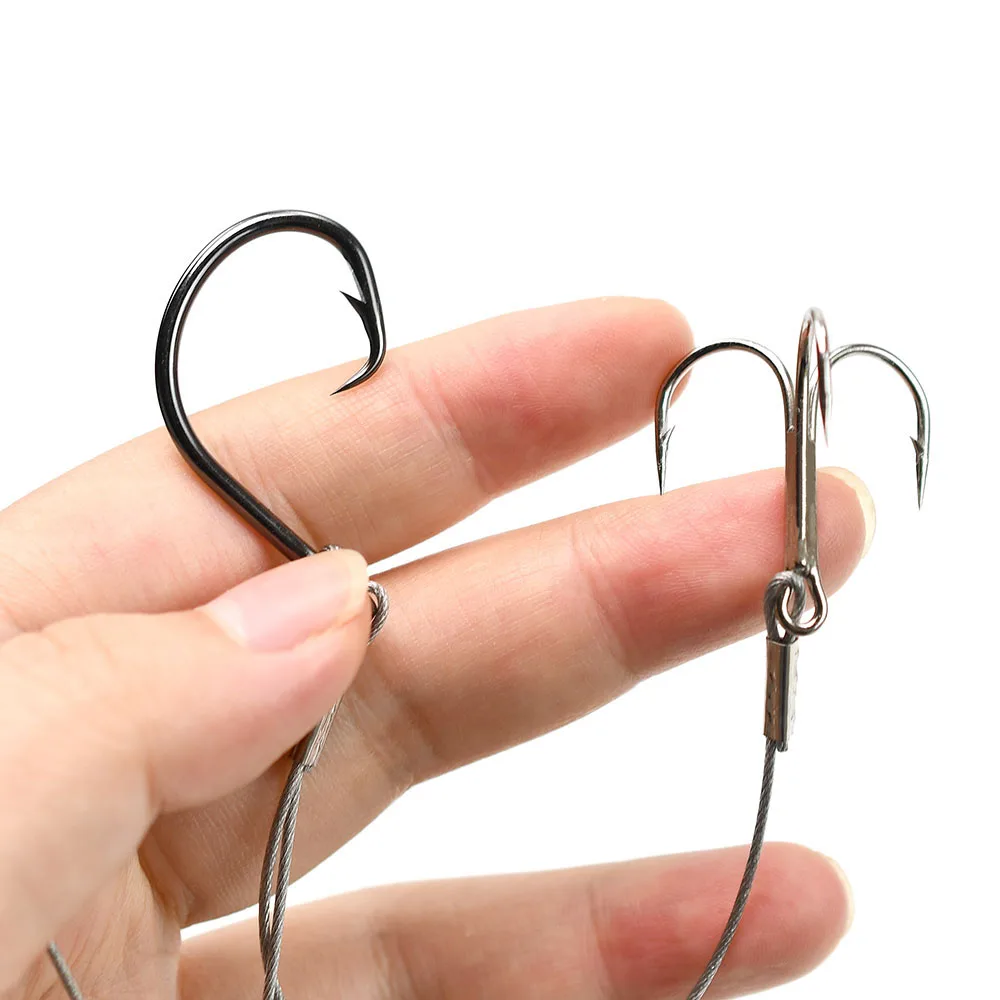 Kit aparejos cebo vivo para pesca marítima – Alambre acero 7 hebras - imagen 3
