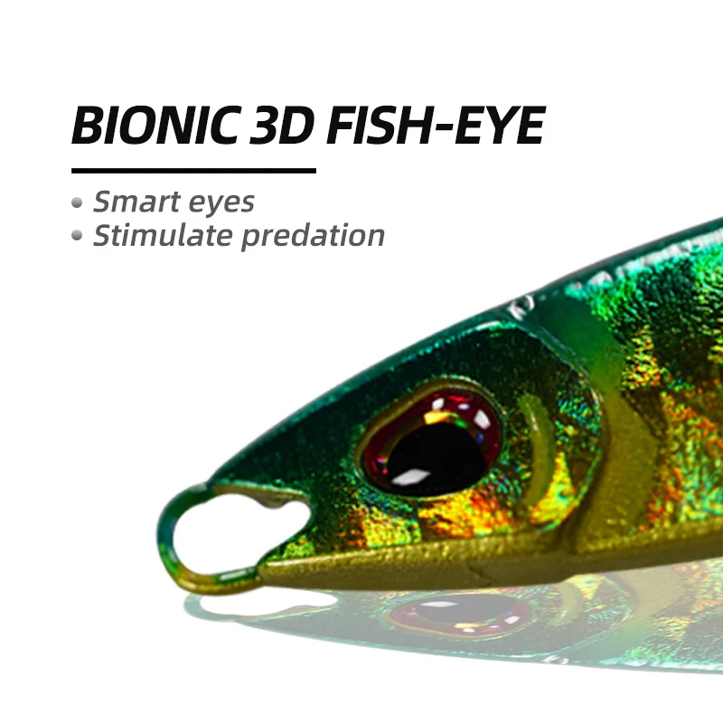 ARDEA-SEÑUELOS DE Plantilla de Metal, anzuelo giratorio de cuchara de hundimiento lento de 15g, anzuelo de fundición larga, Jigging, Wobbler, aparejos de pesca artificiales - imagen 4