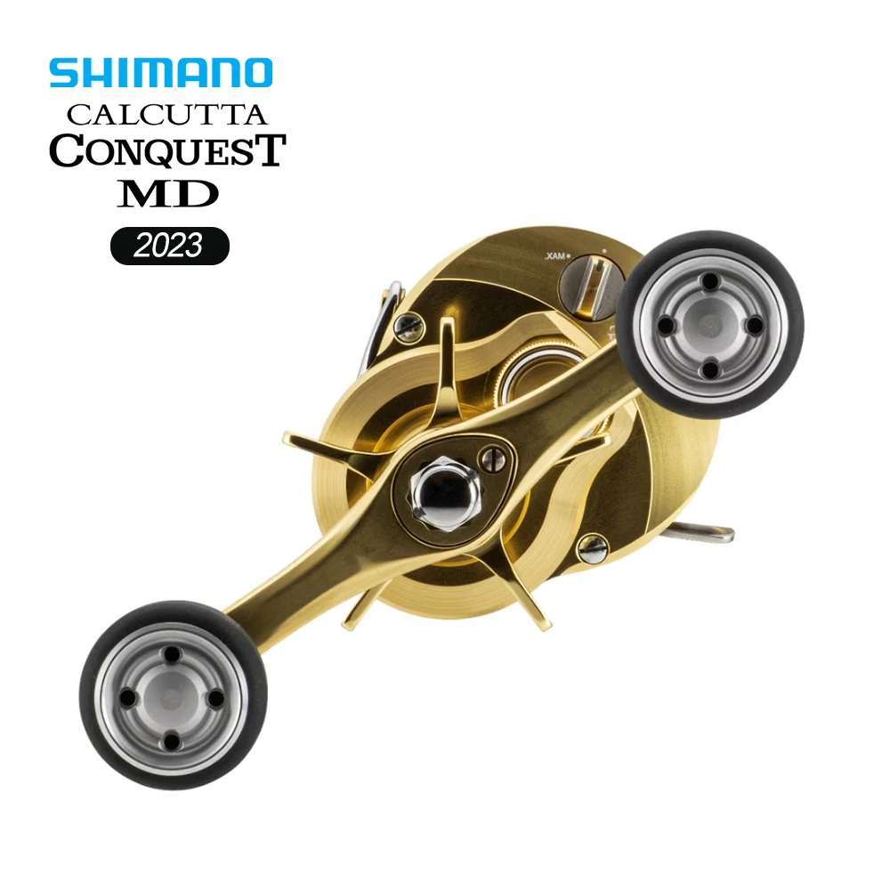 Shimano Original 2022 Calcutta Conquest MD serie Baitcasting tambor carrete de pesca relación de engranaje 7,5: 1 11/1BB Max Drag8kg SVS MD Tune - imagen 3