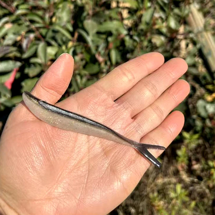 30 Uds. Señuelo de pesca Easy Shiner 110mm Wobblers para lubina, Lucio, carpa, pesca, señuelos blandos, cebos de plástico Artificial de silicona Swimbait - imagen 3