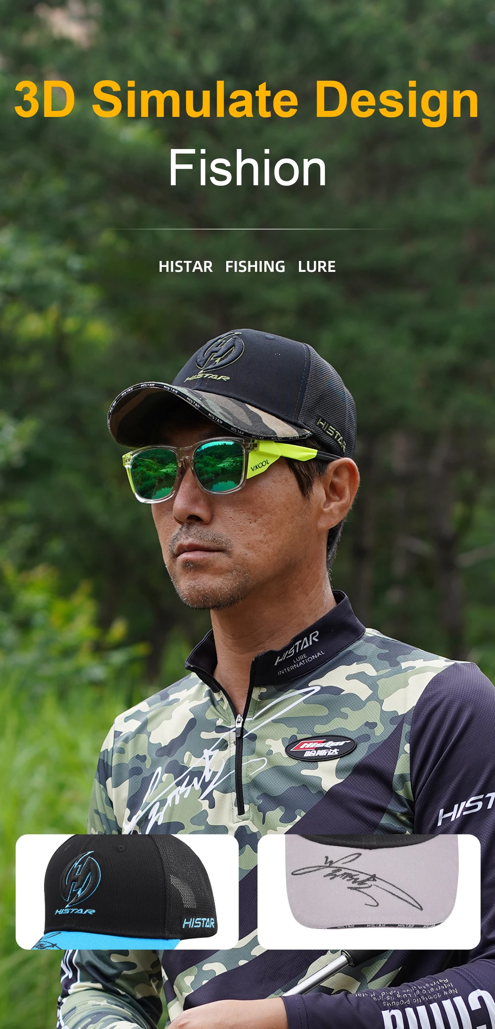 Gorra HISTAR en uso durante actividades al aire libre