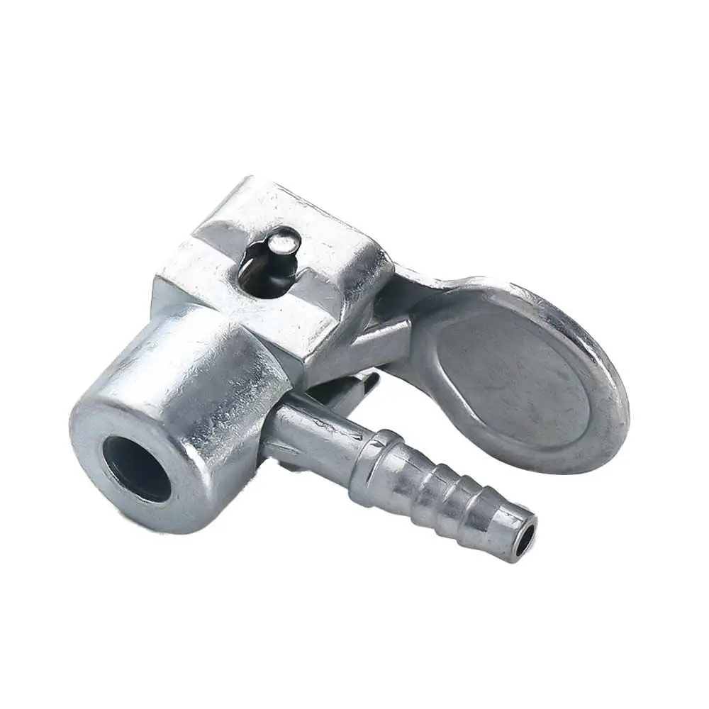 Una válvula de metal con una conexión de manguera ideal para aplicaciones industriales