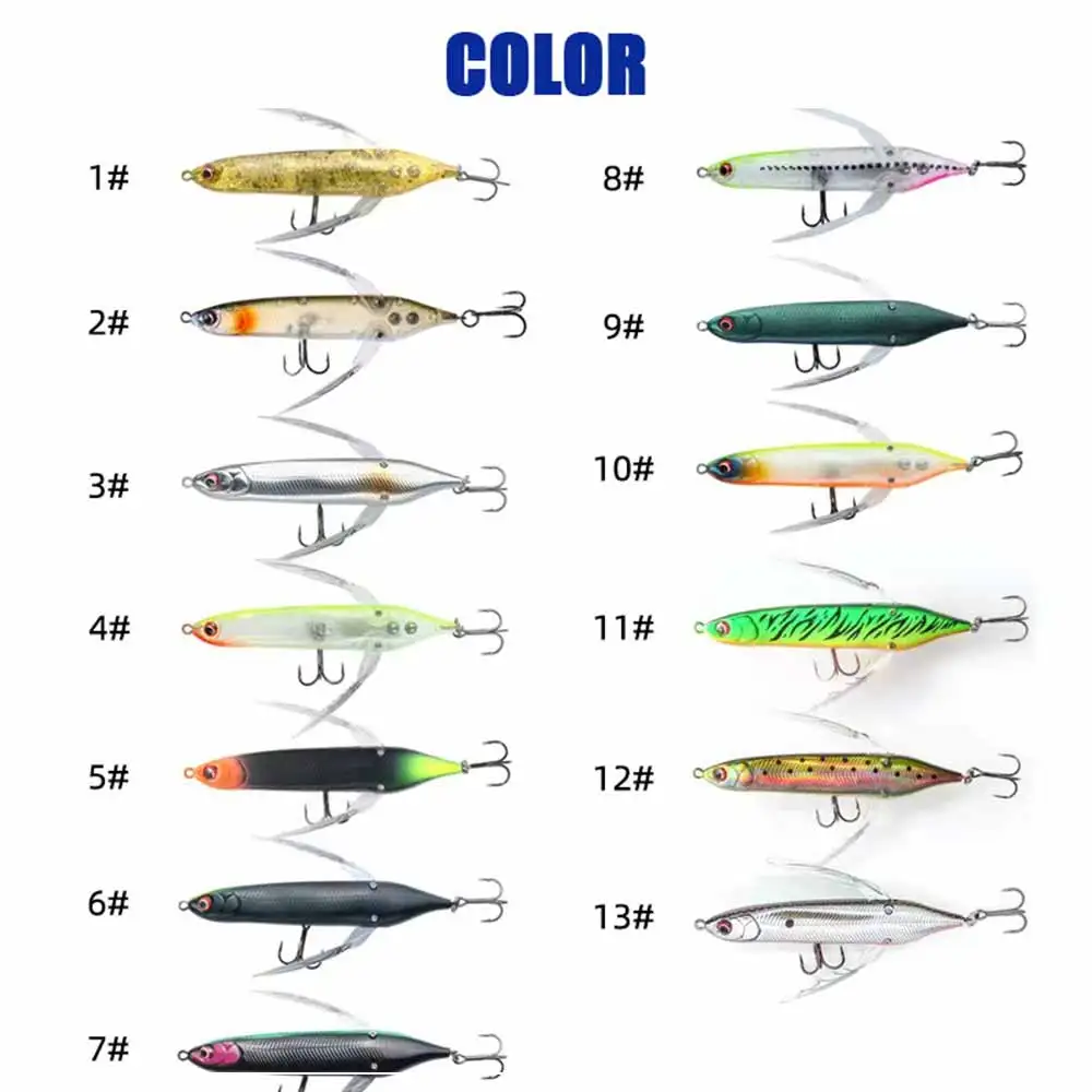 Descubra la amplia gama de señuelos de pesca con varios colores y diseños para mejorar su experiencia de pesca.