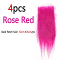 4pcs Rose Red