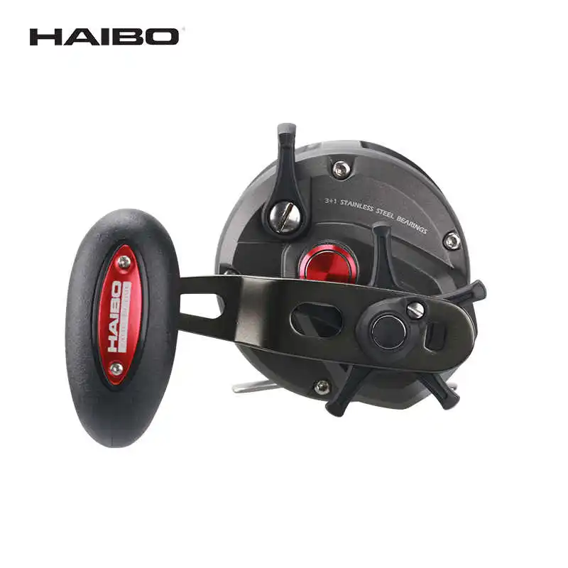 Haibo HOISTER LC tambor pantalla Digital señuelo pez negro trueno rueda fuerte rueda de largo alcance rueda de sedal de pesca de mar - imagen 5